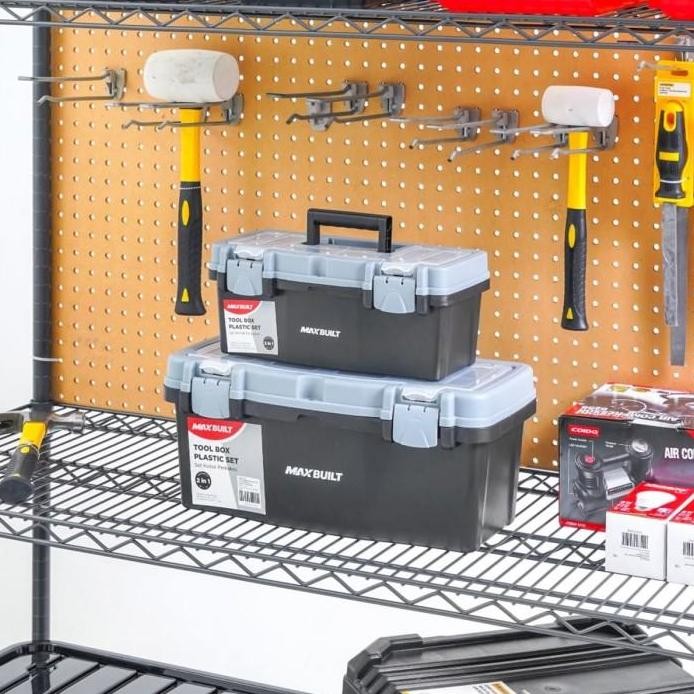 

Terlaris Kotak Perkakas Plastik 12 Inch Dan 16 Inch - Tool Box Plastic Maxbuilt