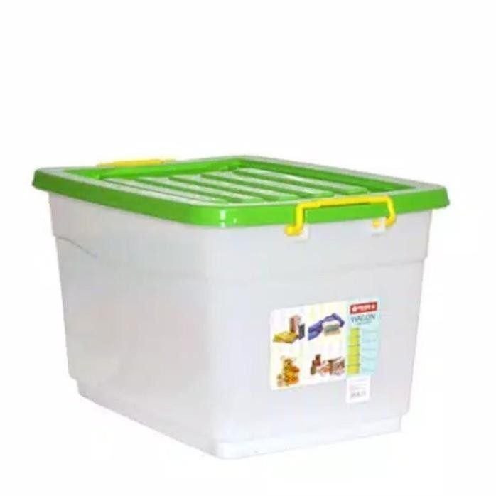 

Terlaris Box Container 100 Liter Roda Wagon Lion Star Vc 20 Plastik Kontainer Rak Susun Tempat Penyimpanan Barang Pakaian Mainan