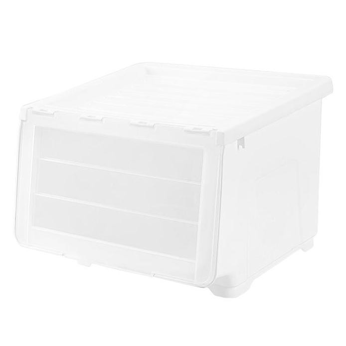 

Terlaris Vusign Plastic Storage Box / Box Penyimpanan Plastik 43 Cm Double Open Lid Vs489