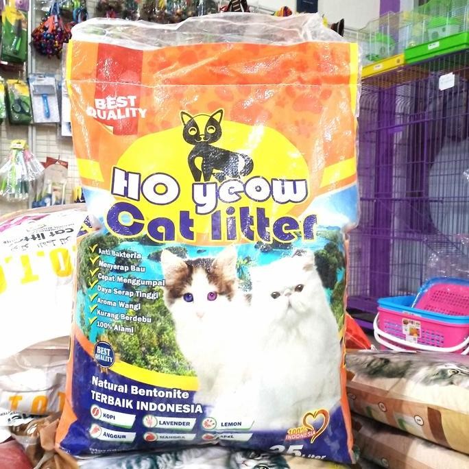 

Terlaris Gojek Pasir Kucing Ho Yeow 25Liter - Pasir Gumpal Wangi Mirip Mantoel
