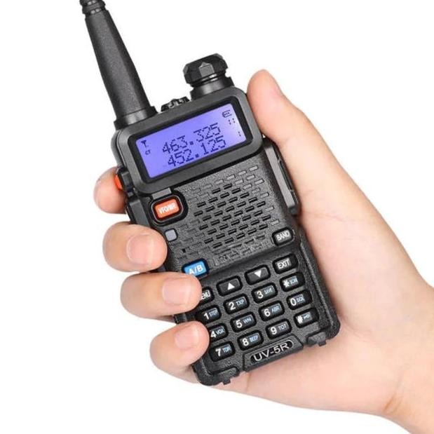 Sale Promo Ht Bopeng Uv5R Dual Band Jarak Jauh Handy Talkie Bfeng Uv-5R 5W Dual Standby Vhf+Uhf Fm T