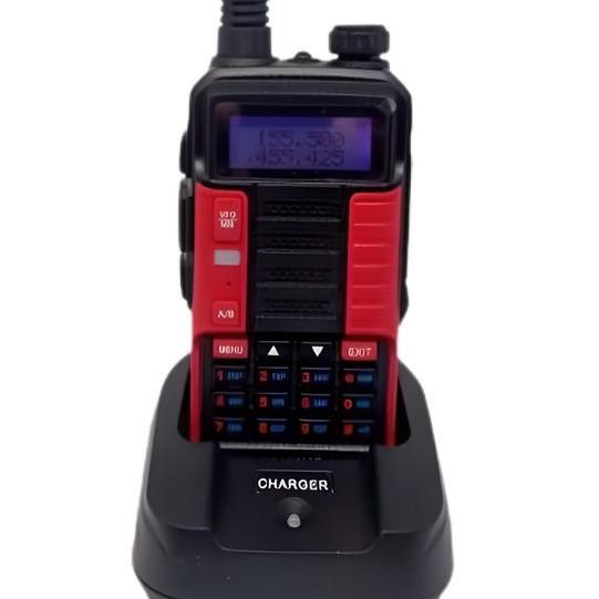 Promo Ht Walkie Talkie Uv10R Bf Uv-10R Uv 10R 16W 8800Mah Uhf Vhf Radio 30Km