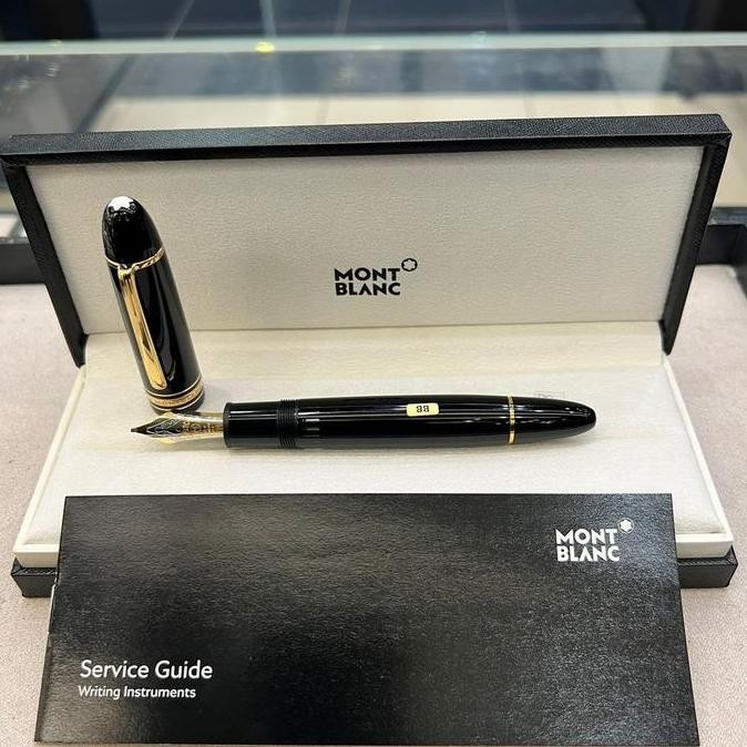 

NEW Montblanc Mesiterstuck 149 Fountain Pen Nib 18k Bahan Resin Alat Tulis Berkualiti Tinggi dengan Guide Layanan - Stationery