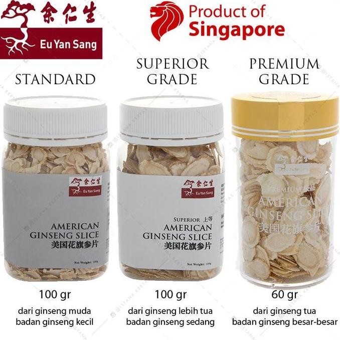

Eu Yan Sang - American Ginseng, Yongsem, Yong Sem Amerika