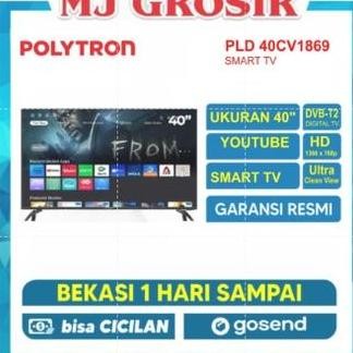 TERMURAH - LED POLYTRON 40 INCH SMART TV
