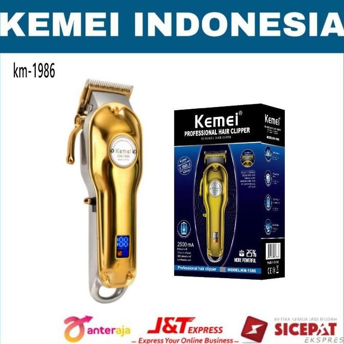 Kemei km 1986 hairclipper profesional alat cukur rambut kemei km-1986