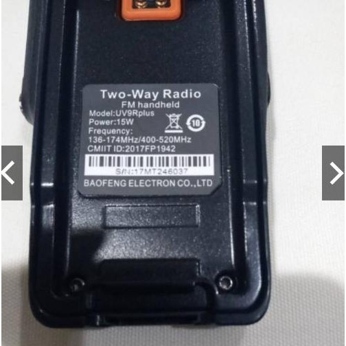 Grosir Baofeng Uv-9R Plus Ht Dualband 15Watt Waterproof Ip67 Ori Baru Uv9R