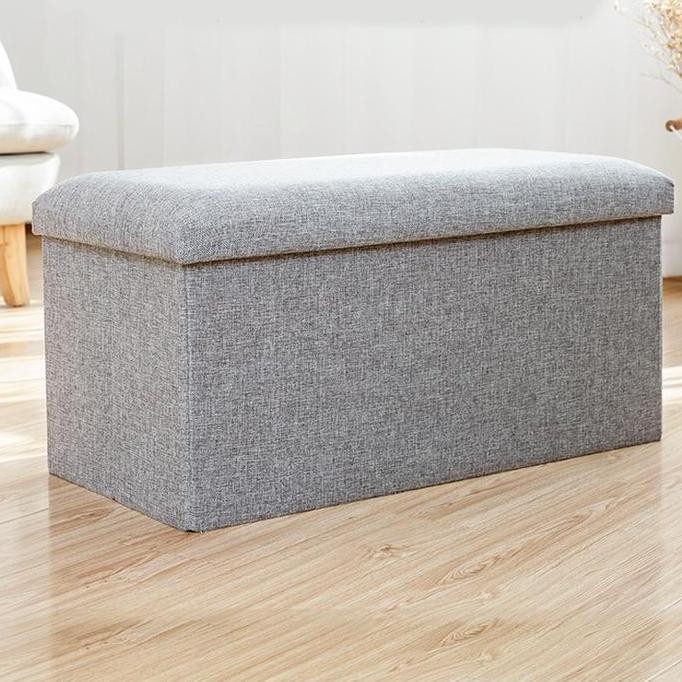 

Terlaris Megam Storage Box Kursi Portbale Penyimpanan Barang Stool Sofa Hsb202