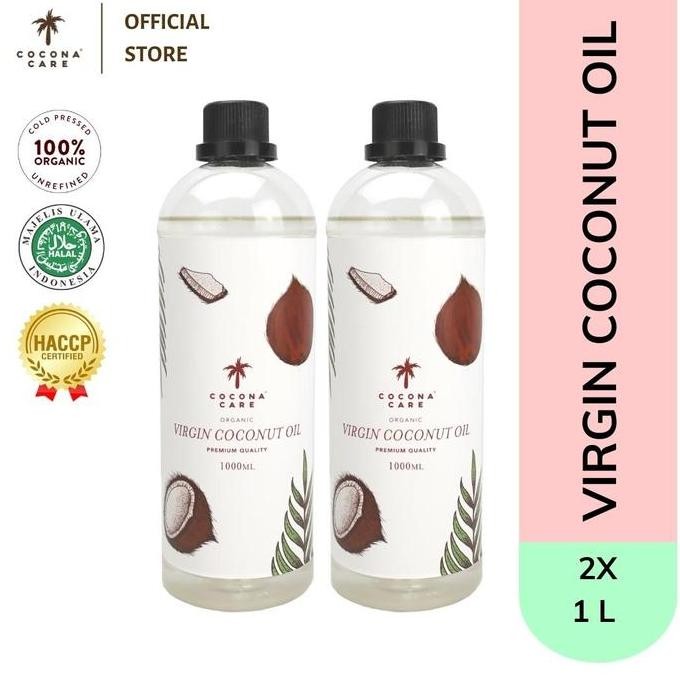 

TERBARU - Cocona Care Virgin Coconut Oil (Minyak Kelapa Dara) - 1 L Bundling!