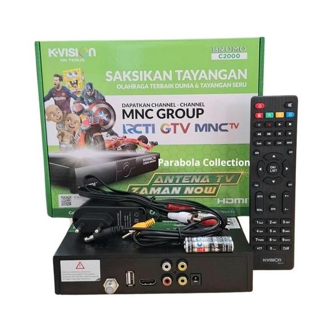 NEW RECEIVER KVISION BROMO C2000 - Receiver Bromo C2000 Hybrid Cband / Kuband k  vision  receiver