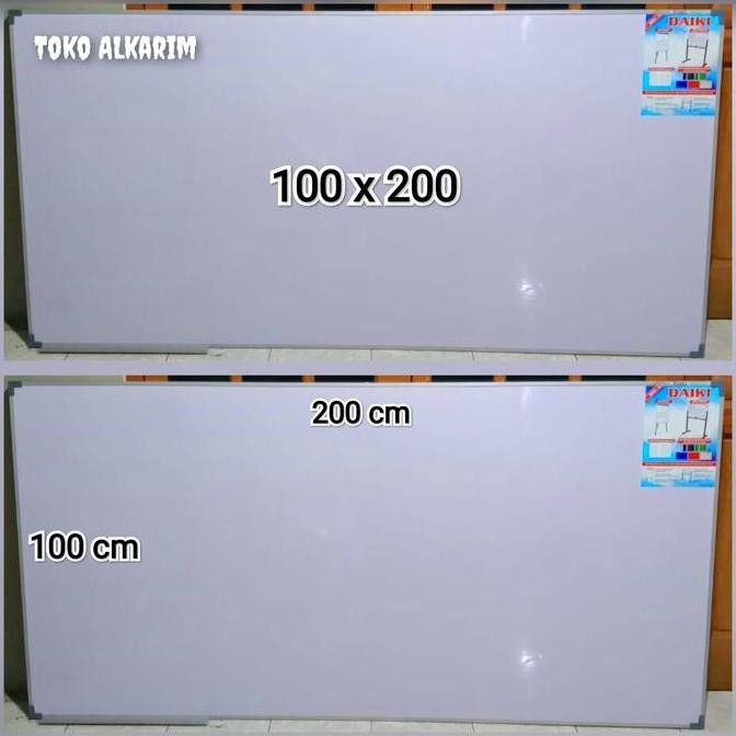 

TERBARU - papan tulis 100 x 200 cm Whiteboard 100 x 200 cm