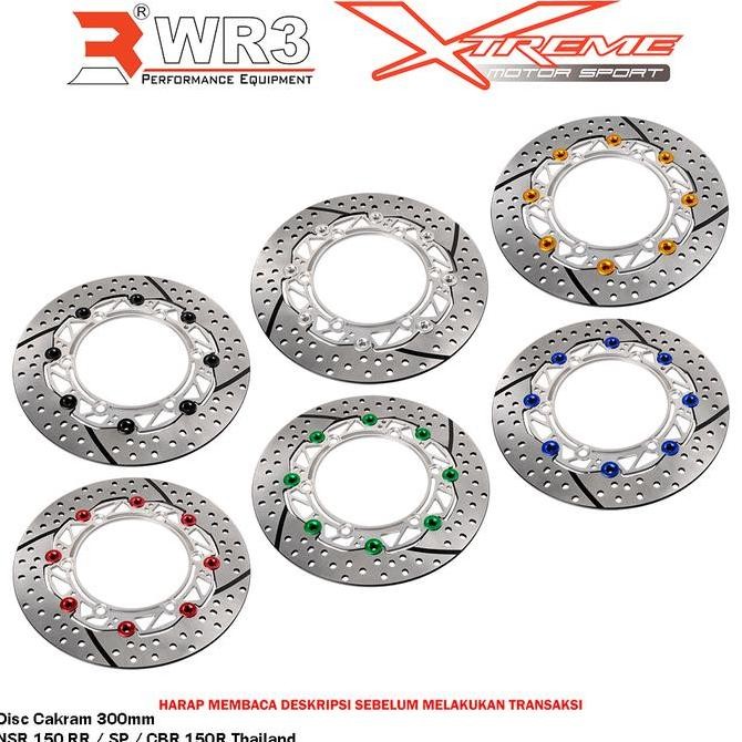 Disk Brake Cakram Piringan Depan WR3 NSR 150 RR / SP 150RR 150SP / CBR 150R Thailand Disc 300mm