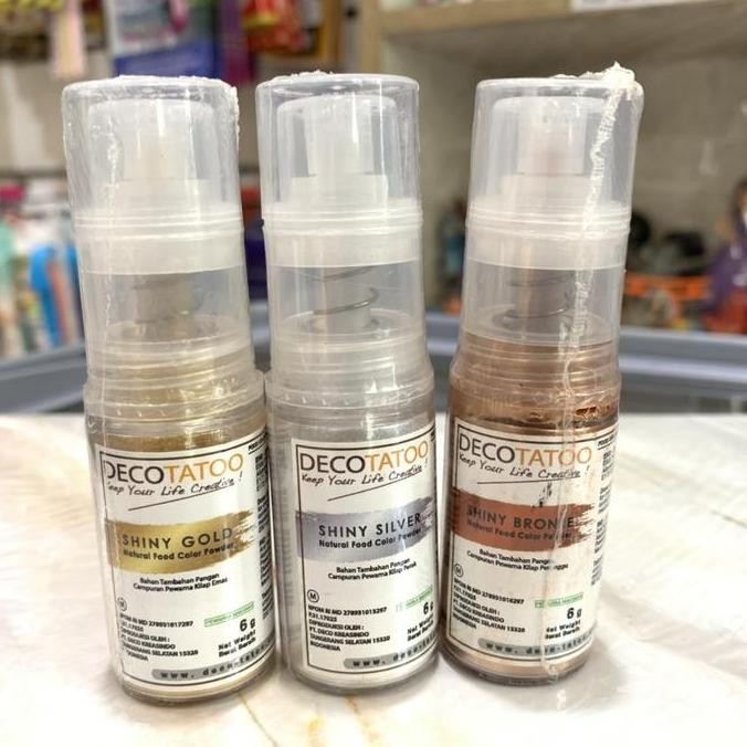 

TERMURAH - Decotatoo colour powder spray