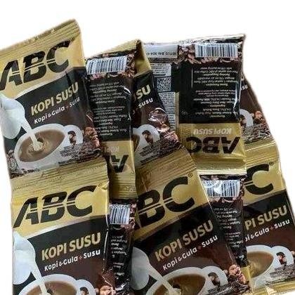 

3 renceng kopi ABC susu 25gr Coffee Bubuk 30 sacshet Gula Robusta