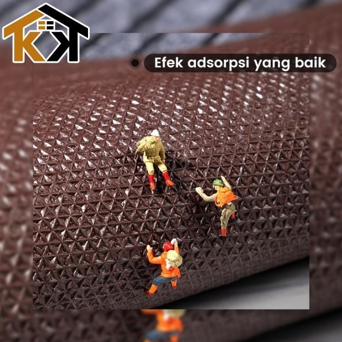 (Expert) (KK) Kitchen Mat / Keset Dapur Bahan Karet PVC Premium (1SET 2PCS)