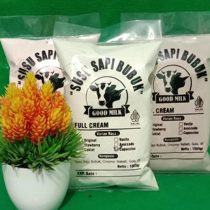 

susu Bubuk sapi full cream penggemuk badan enak gurih dan bergizi 1 kg