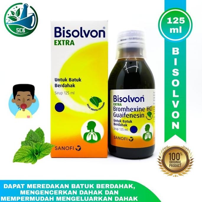 

TERBARU - Bisolvon Extra Syrup (Besar) 125ml - Obat Batuk Bedahak