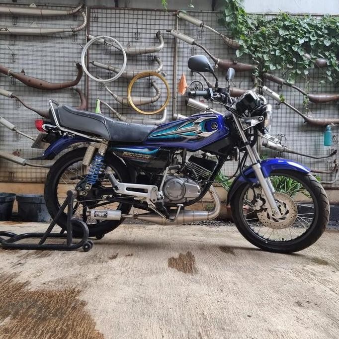 Knalpot Ahau Motor Promo RXK 3v3 telo stainless