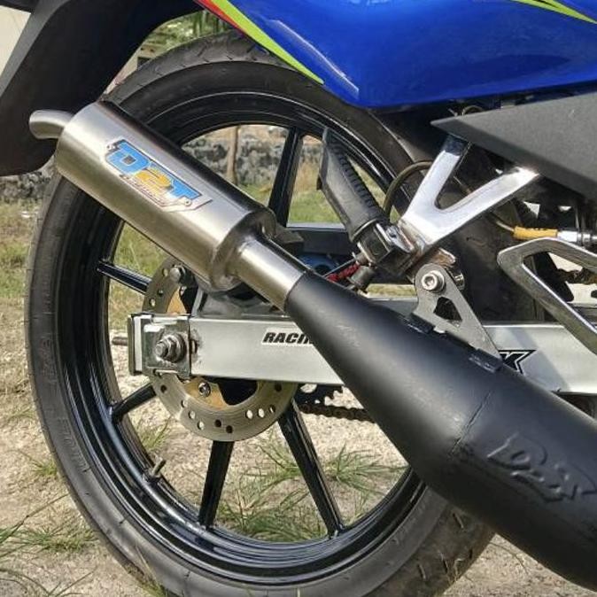 Knalpot D2T Satria Hiu Lumba Standar Racing Ori Jogja