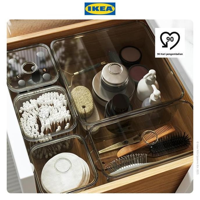 

Terlaris Ikea Visslan Kotak Penyimpanan Dengan Tutup Set Isi 5Pcs