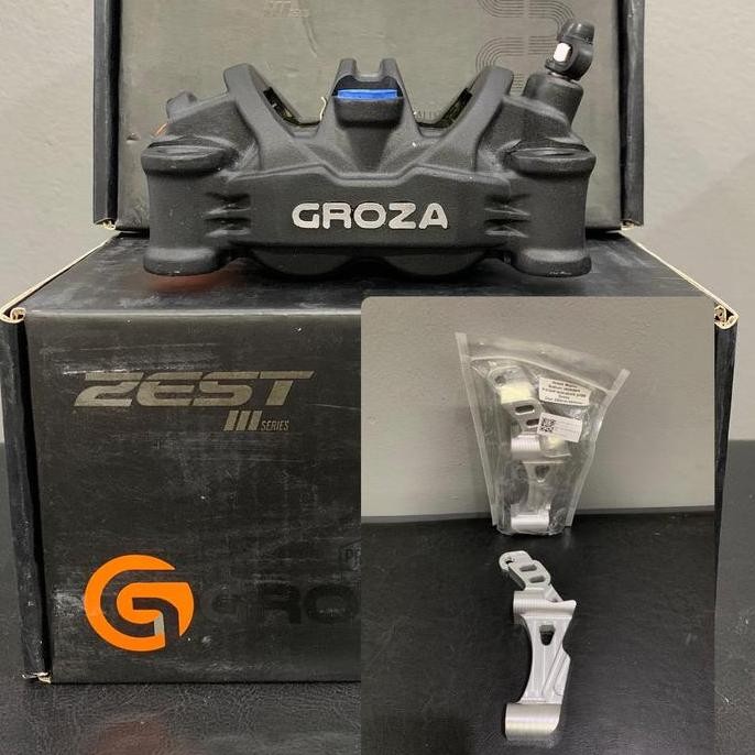 Kaliper Rem Depan Groza Zest Monoblok Disc Brake 260mm Yamaha NMAX