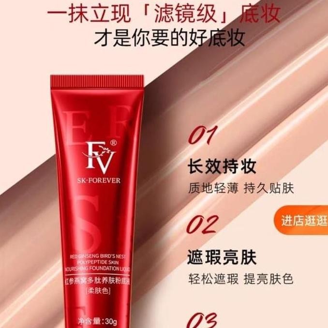 TERLARIS - Foundation FV Waterproof Import Foundation Anti Luntur Foundation Arti