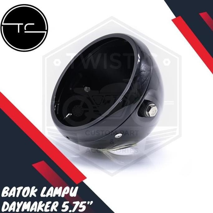Cover Batok Housing Lampu Daymaker 5.75 inch Motor Glossy