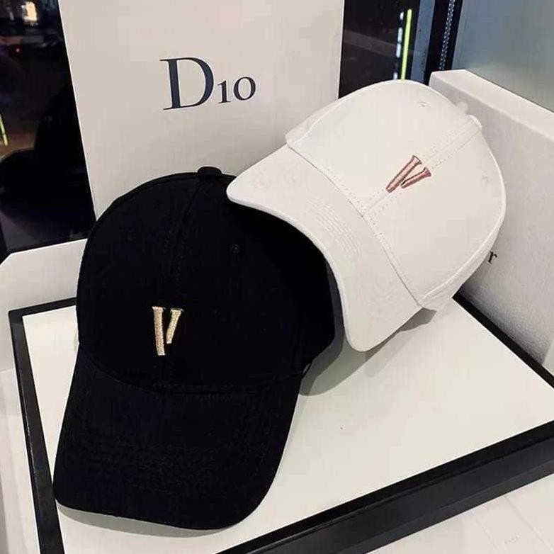 Topi Baru Bordir Huruf V/Topi Baseball/Topi Casual/Topi Wanita/Topi Golf/Topi Unisex/Topi Pria/Topi 