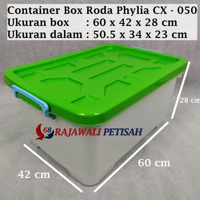 

Terlaris Phylia Container Box 50 Liter | Storage Box (By Gojek)