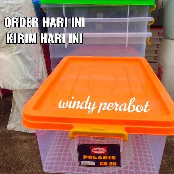 

Terlaris Shinpo 125 Container Box Plastik Polaris Cb 20 Liter Sip 125 Cb20 Sip