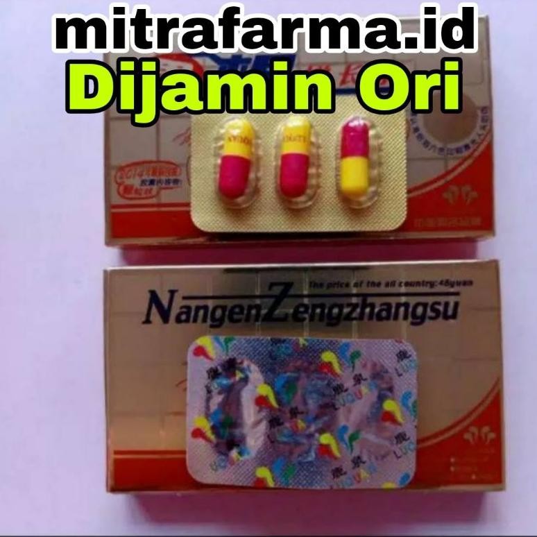 (Privasi Aman)Nangen Zengzhangsu Obat Kuat Pria Herbal Tahan Lama Asli Original Original