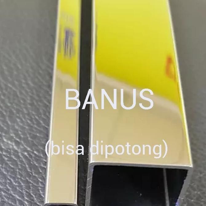 Pipa Hollow Stainless 10 X 20 X 1 Mm / 1 Cm X 2 Cm Pipa Kotak Hollo Gercep