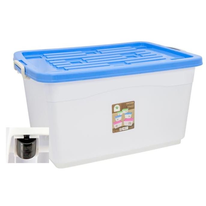 

Terlaris Green Leaf 7885 Container Box Roda 210Liter Jumbo Kotak Plastik Sierra