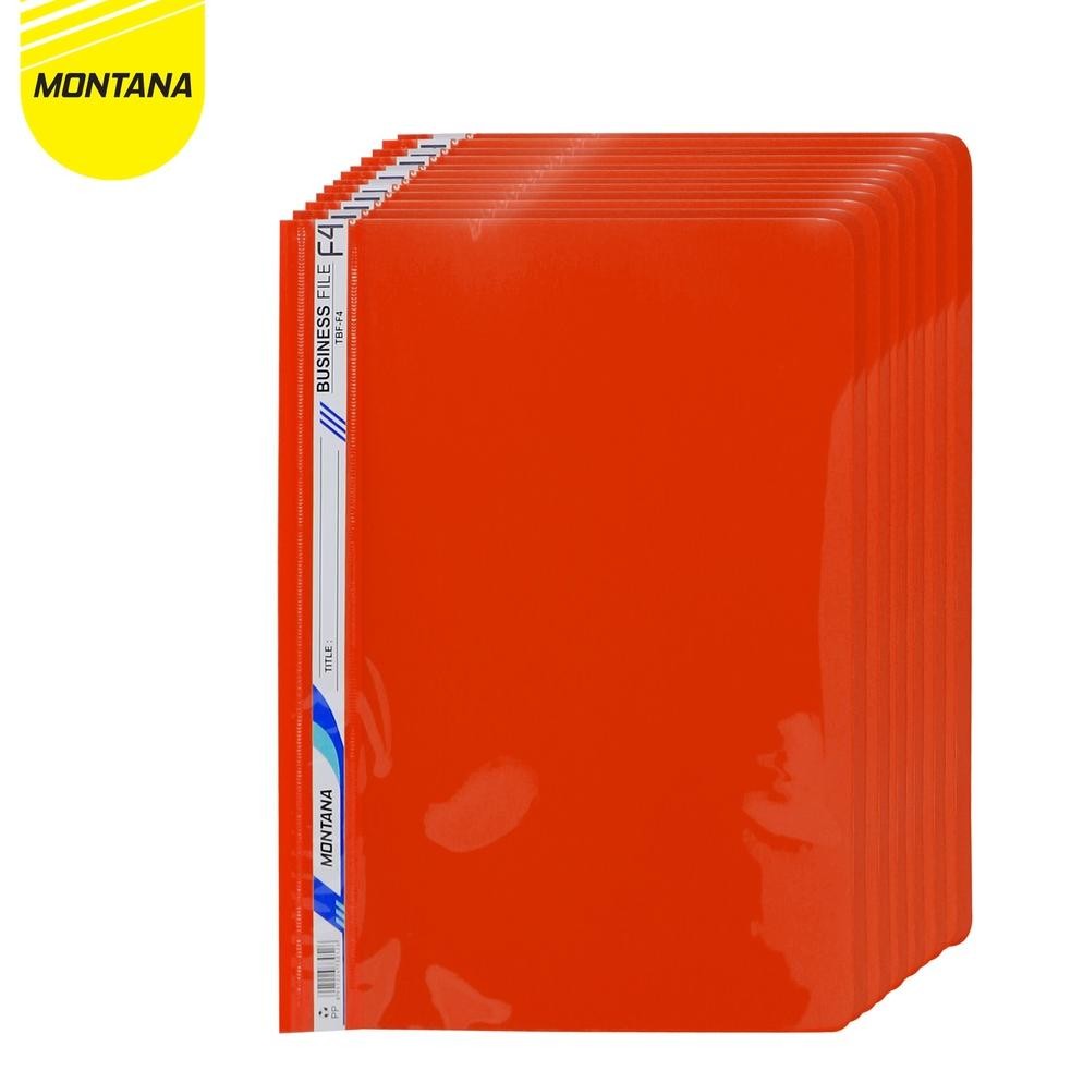 

MONTANA FILE BISNIS MAP PLASTIK F4 BUSINESS FILE DOKUMEN FOLDER TBF-F4/RETAIL YELLOW