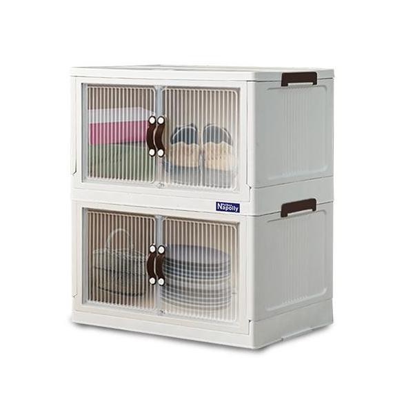 

Terlaris Locker Box Nacase Polibox Napolly Rak Susun 2 - Polibox Pb-246 Tp - Lemari Pakaian Nakas Meja Portable Mainan Buku Alat Dapur Multifungsi Laci Kabinet Kantor Tingkat Plastik Rakit Box Lipat Serbaguna Kontainer Roda Storage Drawer Flip Transparan