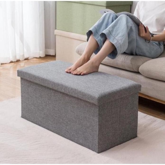 

Terlaris Storage Box Organizer - Kursi Lipat Tempat Penyimpanan - Bangku Busa - Foldable Chair Barang Serbaguna / Kursi Penyimpanan Multifungsi / Sofa Lipat