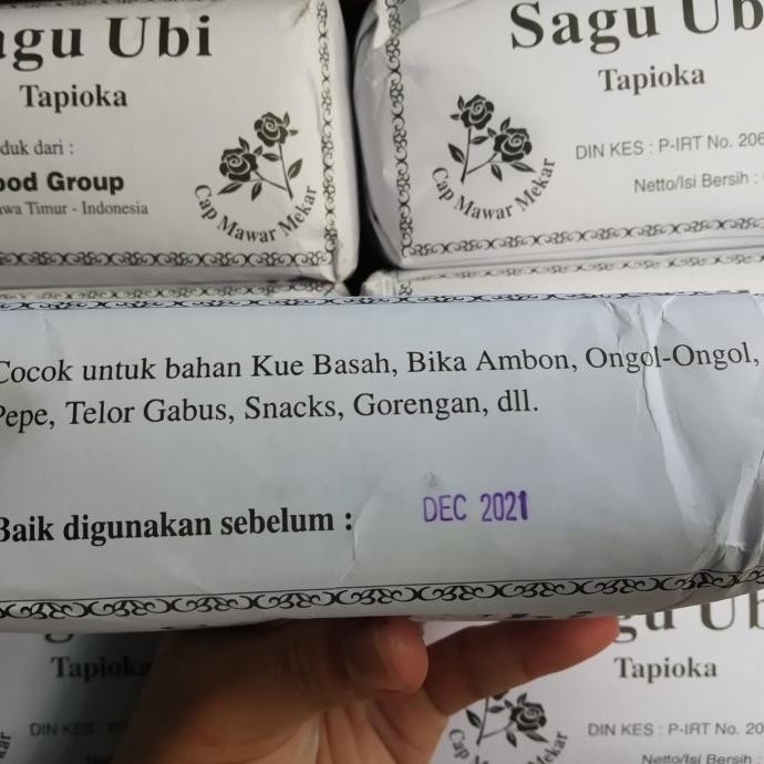 

(Expert) Sagu Ubi tepung sagu ubi tapioka Mawar Mekar