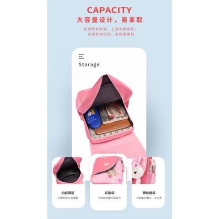 Imp0Rt Chinaa Halus Tebal Z12434  Ransel Anak Sekolah Paut / Tk / Sd Terbaru Terlaris 2023 New