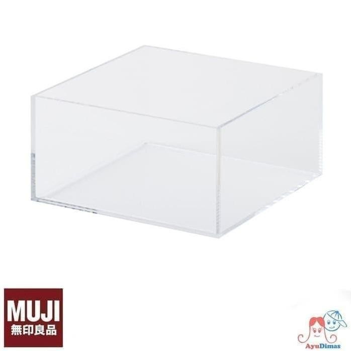 

Terlaris Muji Acrylic Storage Stackable Desktop Box Medium - Kotak Organizer