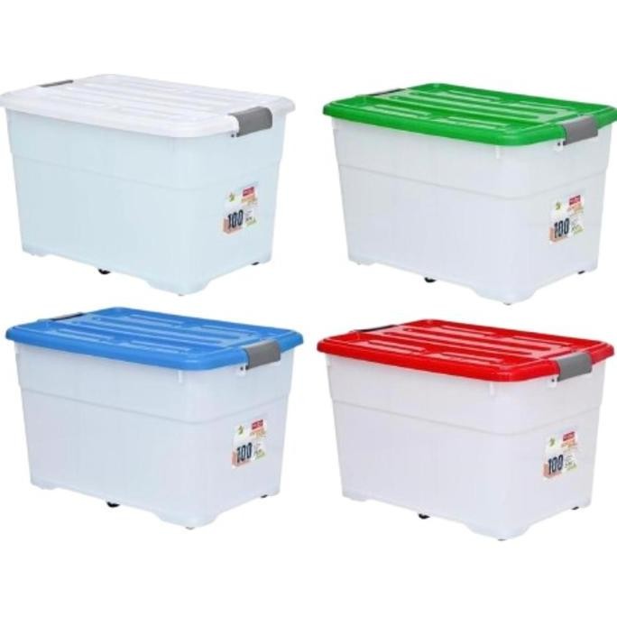 

Terlaris Basichome By Lionstar Cb 100 Liter Container Box Astoria Cb100 Kotak Penyimpanan Storage Box Multifungsi Plastik