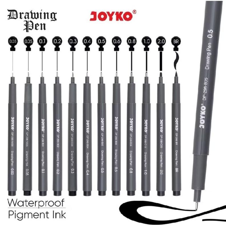 

Drawing Pen Joyko Dp-298Br (1pak/12pcs )
