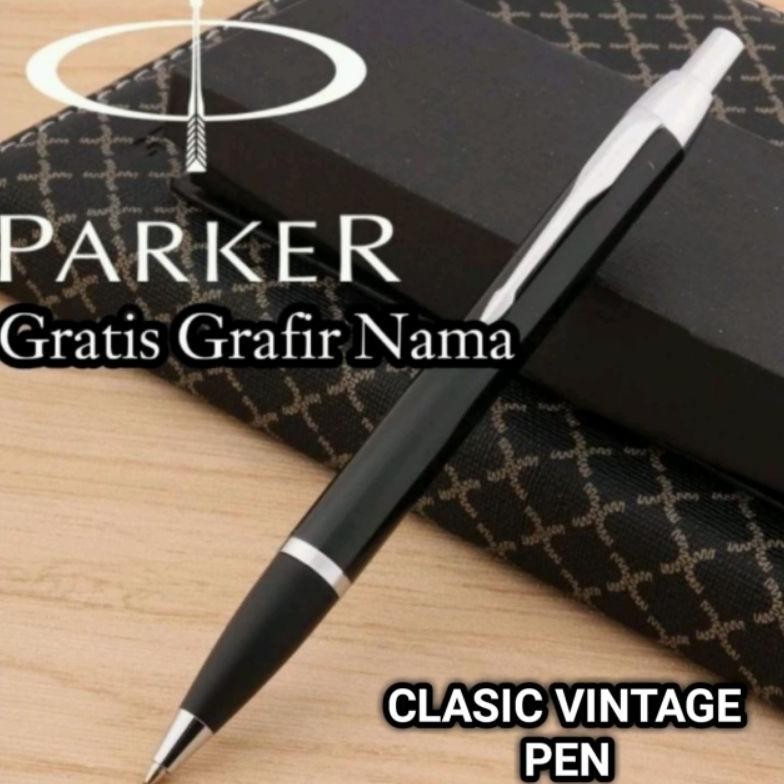 

Bollpoint Mewah Pen Parker Clasic Vintage Gratis Grafir Nama Dan box Exlusive