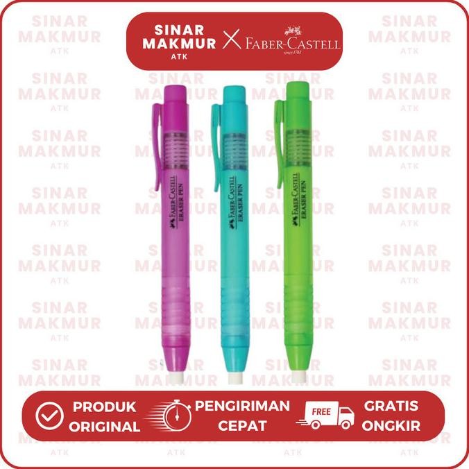 

Penghapus Pensil/Eraser Pen/Mechanic Eraser Faber Castell (Pcs)