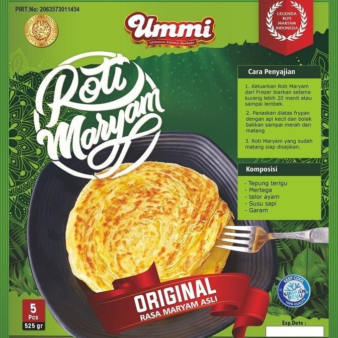 

(Expert) Roti Maryam Original Premium - Ummifood - FROZEN