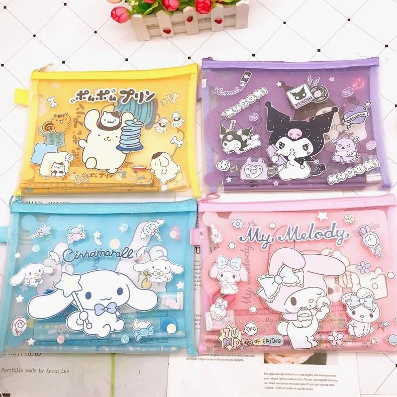 

KUMA STORE Set Alat Tulis Sanrio 7-in-1 Stationary Set Sanrio Lucu Viral