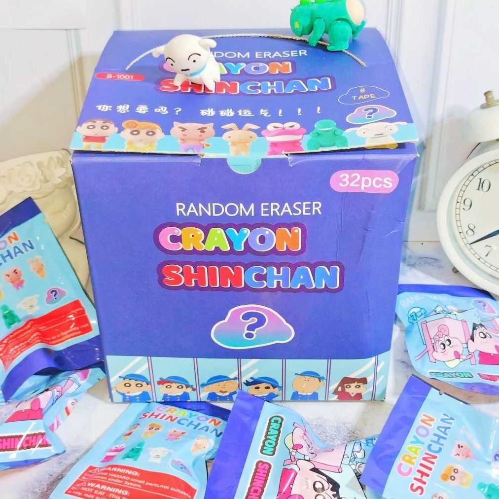 

Penghapus Misteri Shinchan 1 Box isi 32 PCS Lengkap CUTE Lucu TERMURAH / Penghapus Sincan Mystery 1 Box Besar isi 32 Pack Stip Eraser Perlengkapan Sekolah Stationary Fancy Kekinian Premium Quality Bisa Grosir dan COD