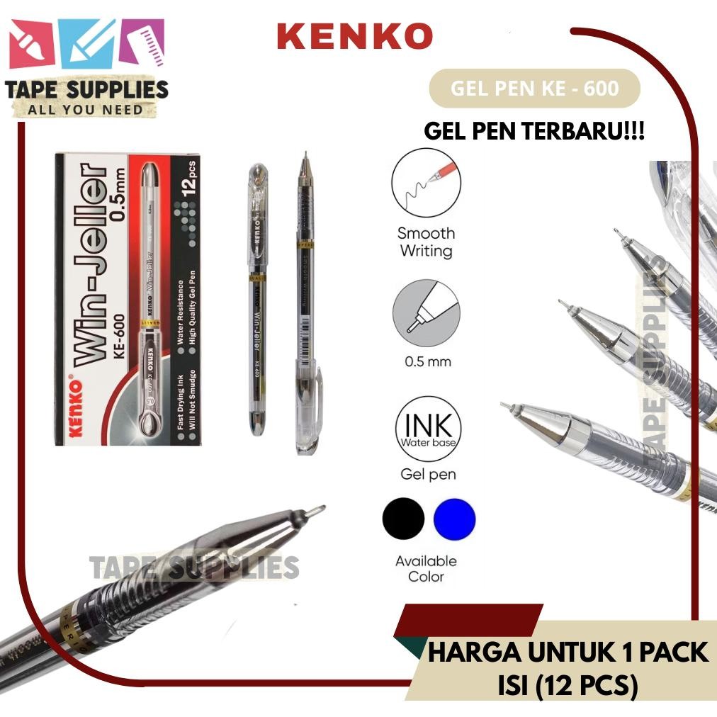 

Pen Gel Kenko Win Jeller KE - 600 (12 pcs) / Bolpen Gel