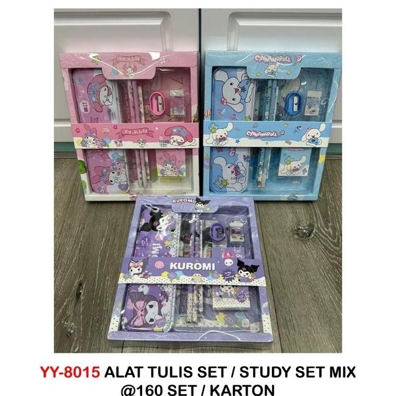 

(12 Pcs) Alat Tulis Set/Study Set Mix YY-8015