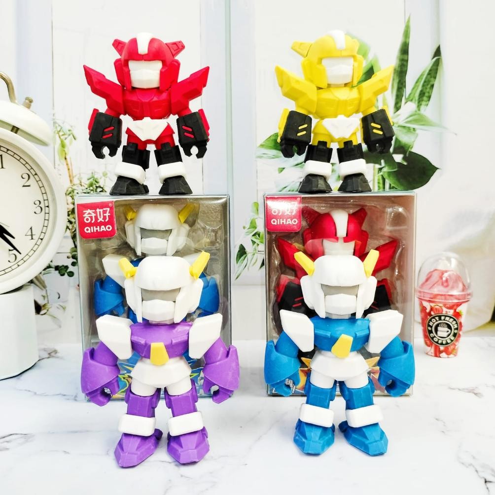 

Penghapus Lucu bentuk Robot ukuran Besar Ada 4 Warna Kualitas Terbaik / Eraser Cute bentuk Robot Kartun Imut Cute Favorit Anak Stationary Fancy Kekinian bisa Grosir dan COD