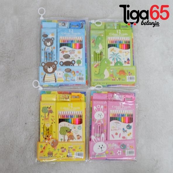 

Pensil Set Paket Alat Tulis Tempat Pensil Sekolah Lucu SM8837A Stationery Set Souvenir Ulang Tahun Anak